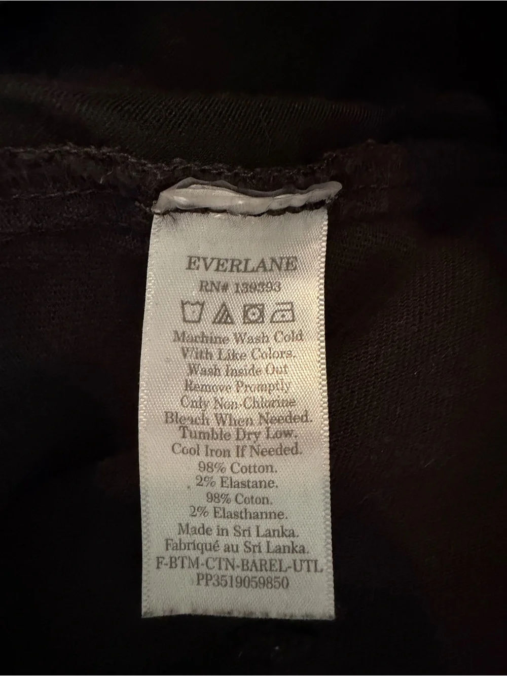 Everlane The Utility Barrel Pants in Black Size 00